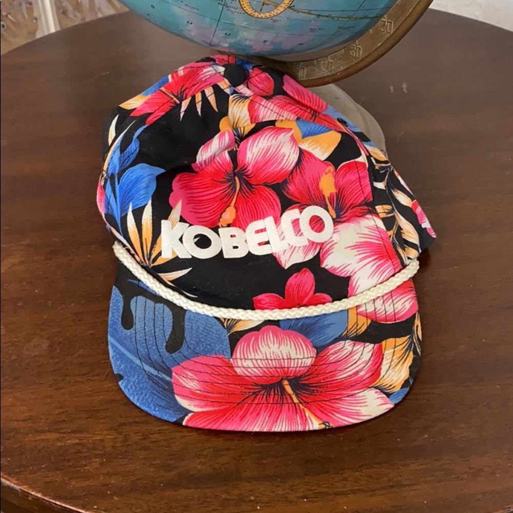 Vintage 80s/90s kobelco hat